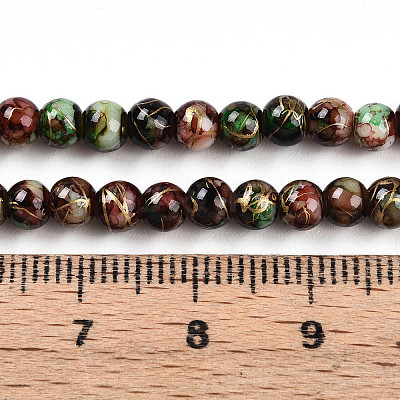 Baking Paint Glass Beads X1-DGLA-N003-4mm-B07-1