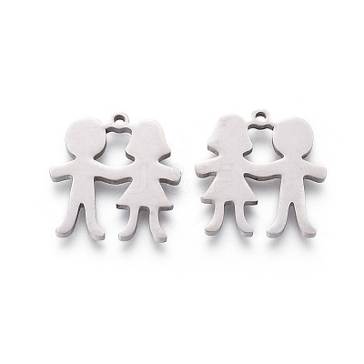 Non-Tarnish 201 Stainless Steel Pendants LS-STAS-F231-046P-1