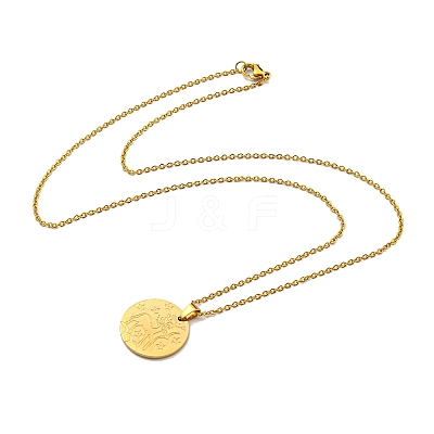 Constellation Pendant Necklaces LS-NJEW-S422-04G-09-1