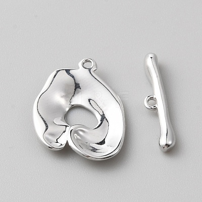 Brass Toggle Clasps KK-WH0004-11P-1