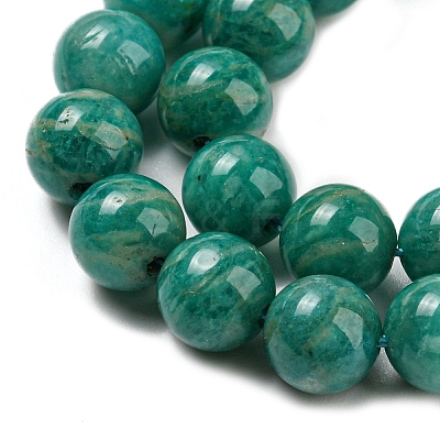 Natural Amazonite Beads Strands G-P503-8MM-10-1