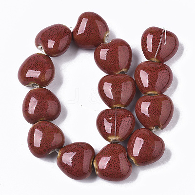 Handmade Porcelain Beads X-PORC-S498-15A-19-1