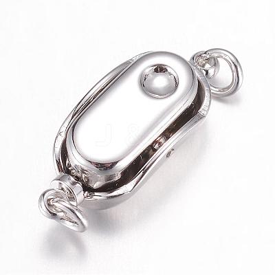 Tarnish Resistant 304 Stainless Steel Box Clasps STAS-G071-49P-1