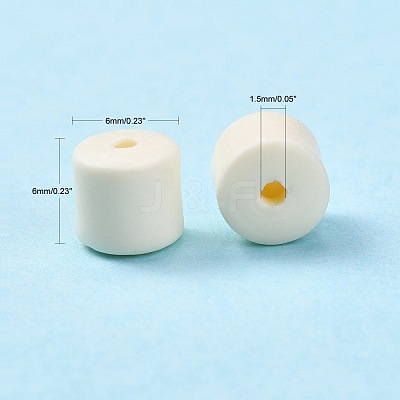 Polymer Clay Bead Strands CLAY-T001-C18-1