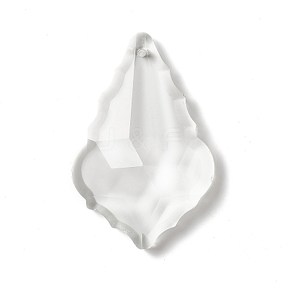 Transparent Glass Big Pendants GLAA-F118-15-1