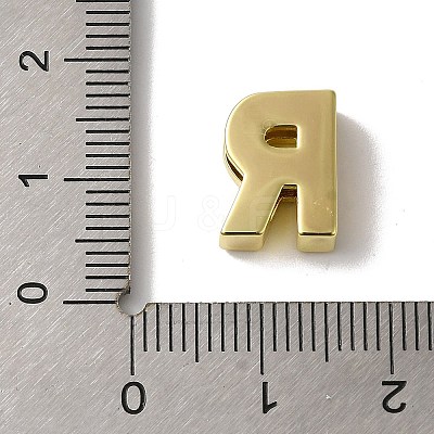 Brass Micro Pave Cubic Zirconia Beads KK-H487-25G-18-1