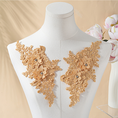 Polyester Embroidery Sequin Costume Accessories DIY-WH20025-016B-1