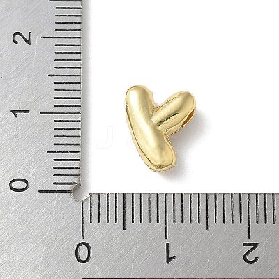Brass Micro Pave Cubic Zirconia Beads KK-P290-61G-Y-1