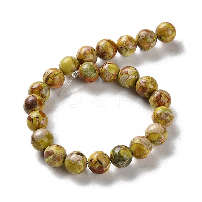 Dyed Natural Regalite/Imperial Jasper/Sea Sediment Jasper Beads Strands G-B124-C01-07-1