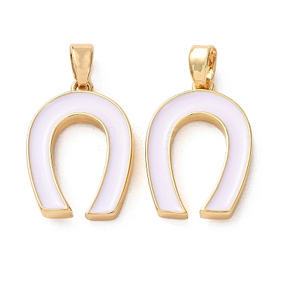 Brass Enamel Pendants KK-A304-02G-1