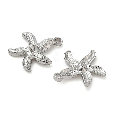 304 Stainless Steel Pendant Rhinestone Settings STAS-K267-12A-P-1