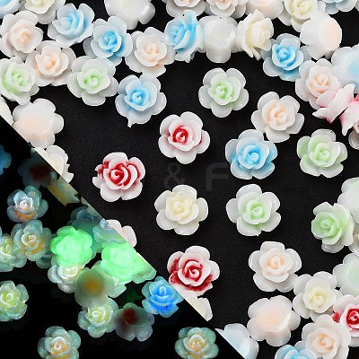 Luminous Resin Decoden Cabochons RESI-K036-39-1