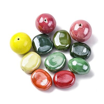 Handmade Polymer Clay Beads PORC-K005-01-1