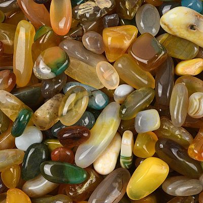 Dyed & Heated Natural Agate Beads G-J402-04C-06-1