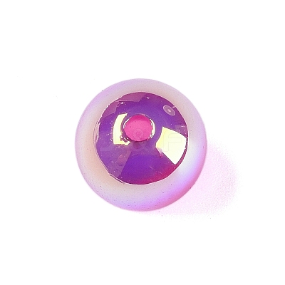 Rainbow Iridescent Plating Acrylic Beads LS-FIND-B077-01E-1