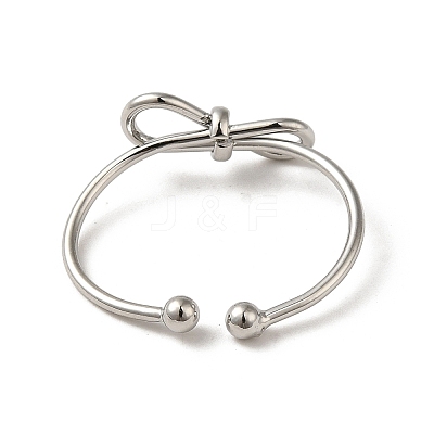 Brass Cuff Rings for Women RJEW-D026-03P-1