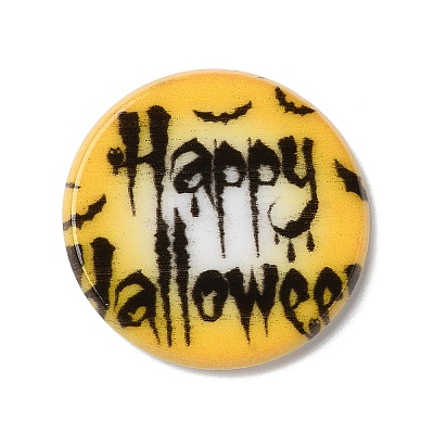 Halloween Series Acrylic Cbabochons OACR-M012-27-1