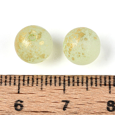 Baking Paint Glass Beads DGLA-N014-8mm-01I-1