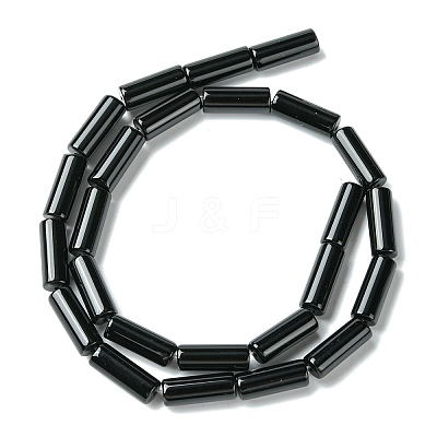 Natural Black Onyx Beads Strands G134-1