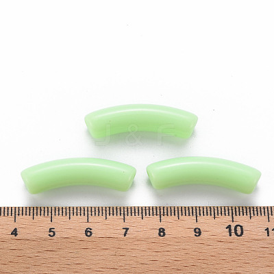 Opaque Acrylic Beads X-MACR-S372-002B-S028-1