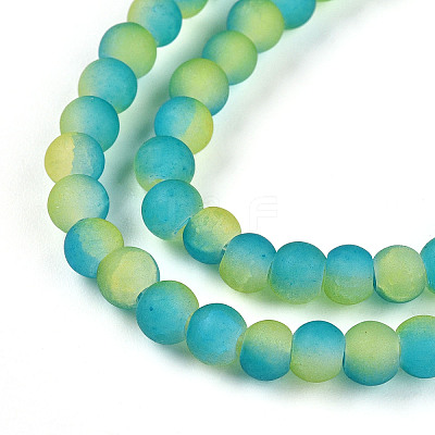 Crackle Glass Beads Strands GLAA-N009-4mm-10-1