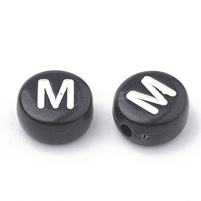 Opaque Acrylic Beads SACR-N002-02M-1