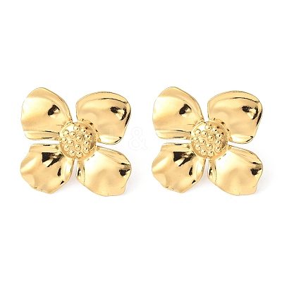 304 Stainless Steel Stud Earrings for Women EJEW-Z092-03G-03-1