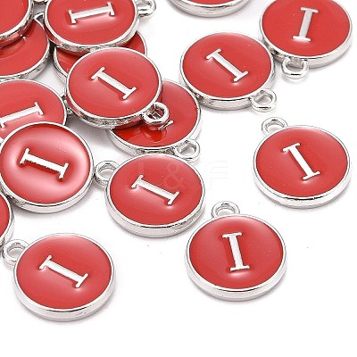 Platinum Plated Alloy Enamel Charms LS-X-ENAM-S118-03I-P-1