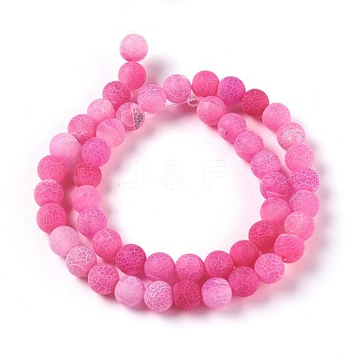 Natural Weathered Agate Beads Strands G-P414-A01-1