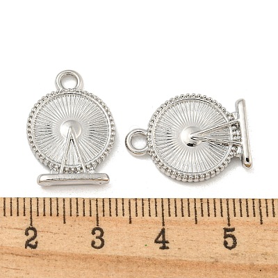 Rack Plating Alloy Pendants FIND-M022-03P-1