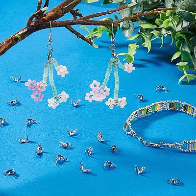 600Pcs 304 Stainless Steel Bead Tips STAS-PH0005-84-1