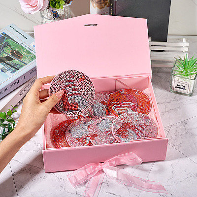 Rectangle Foldable Paper Gift Storage Boxes AJEW-TAC0035-07C-1