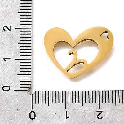 201 Stainless Steel Pendants STAS-A116-01G-01-1
