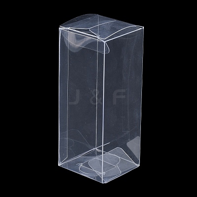 Rectangle Transparent Plastic PVC Box Gift Packaging CON-F013-01C-1