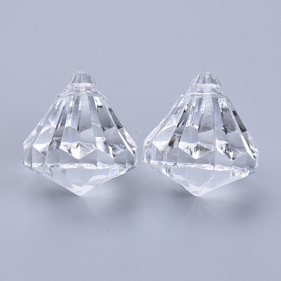 Transparent Acrylic Pendants X-TACR-Q260-C-V01-1