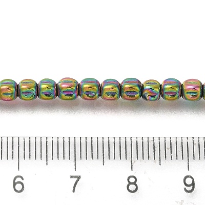 Electroplated Synthetic Non-magnetic Hematite Beads Strands G-C154-A01-01D-1