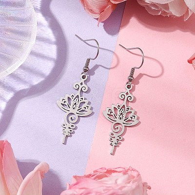 Tarnish Resistant Stainless Steel Dangel Earrings EJEW-JE05771-02-1