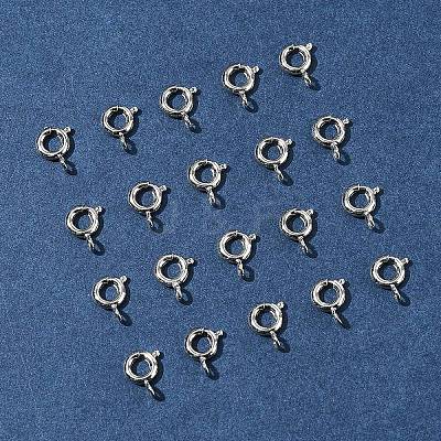 Brass Spring Ring Clasps KK-FS0001-50P-1