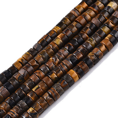 Natural Tiger Eye Beads Strands X-G-N326-146-B02-1