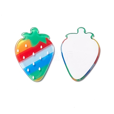 Acrylic Cabochons Suitable for Hair Pins X-MACR-I038-02-1
