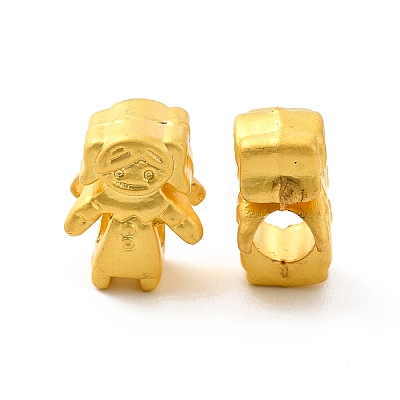 Rack Plating Alloy European Beads PALLOY-F287-40MG-1
