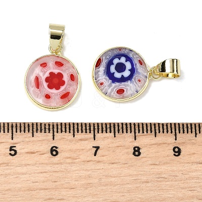 Handmade Lampwork Pendants LAMP-D002-03A-G-1