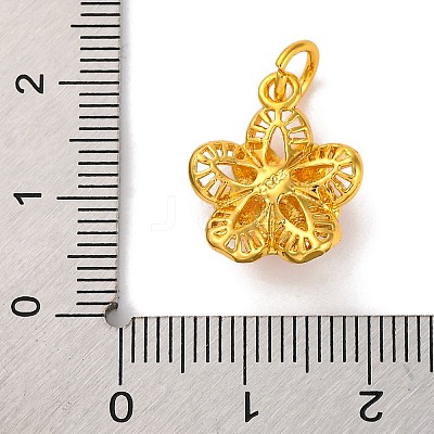 Brass Enamel Pendants KK-U042-14G-02-1