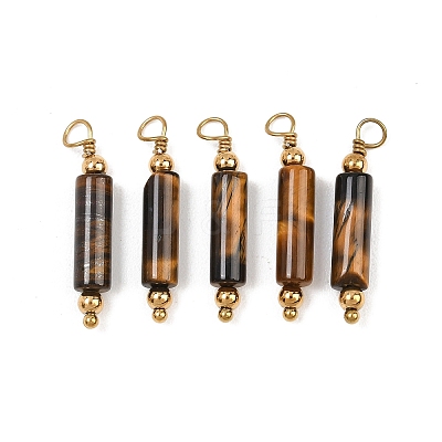 Natural Tiger Eye Pendants GG-CBA5E56-01G-02-1