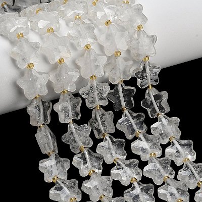 Natural Quartz Crystal Beads Strands G-L657-A07-01-1