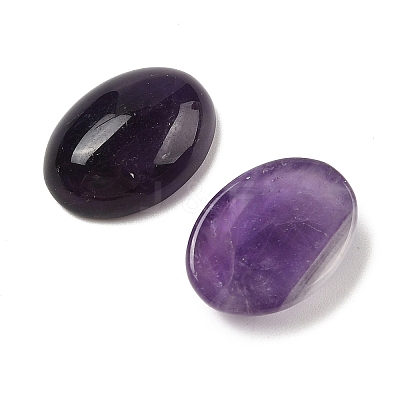 Natural Amethyst Cabochons G-L614-C01-1