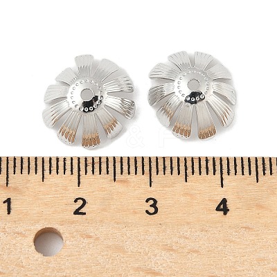 Brass Bead Caps KK-V015-11P-1