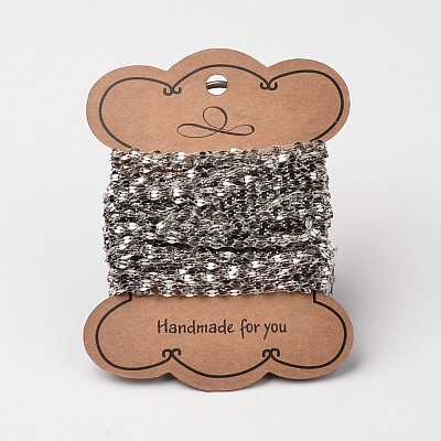 Tarnish Resistant 304 Stainless Steel Dapped Chains CHS-L015-28-1