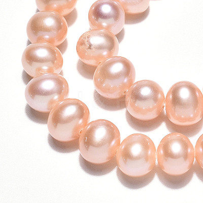 Natural Cultured Freshwater Pearl Beads Strands PEAR-N016-06C-01-1