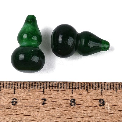 Dyed Natural White Jade Pendants G-Q601-42D-1